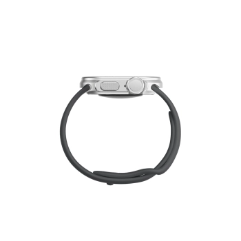 Etui metalowe AMAZINGTHING Titan Pro na Apple Watch 11 46mm aluminiowe - srebrne