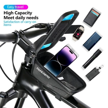 Etui/uchwyt rowerowy TAKEZEROA2 sakwa na ramę czarny/black