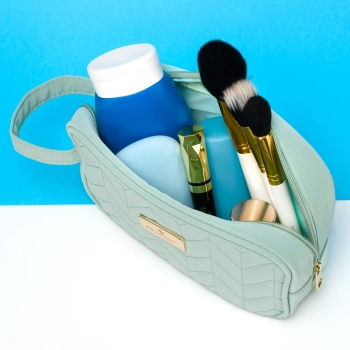 Kosmetyczka podróżna damska elegancka saszetka organizer na zamek PETERSON
