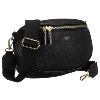 Saszetka damska Peterson crossbody miejska na ramię skórzana