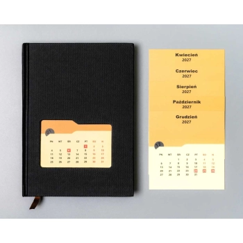 Elegancki Notes Notatnik Planer B6 PETERSON w Kropki Twarda Okładka +