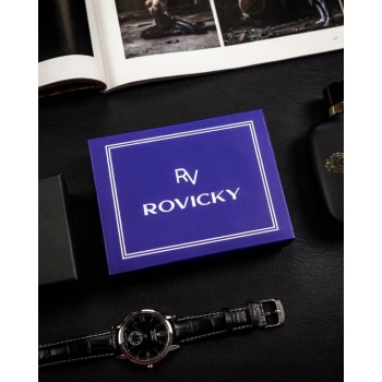 Klasyczny portfel męski ze skóry naturalnej - Rovicky