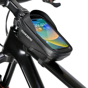 Etui/uchwyt rowerowy TAKEZEROA2 sakwa na ramę czarny/black