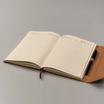 Notes A5 notatnik planer organizer z długopisem dziennik w linie na magnes