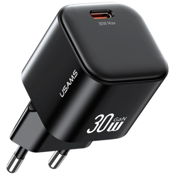 Ładowarka sieciowa USAMS JO Series CC262 30W USB-C + kabel USB-C/USB-C 1m biały