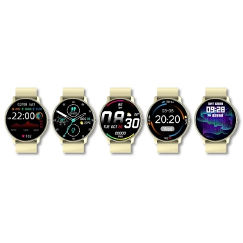 Smartwatch GIEWONT Ecru do codziennego noszenia i sportu