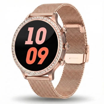 Smartwatch Gravity Różowe Złoto Pasek i Bransoleta GT5-7