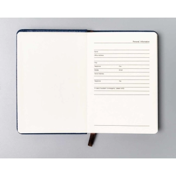 Notes notatnik twarda oprawa planer A6 journal Peterson w kropki mały