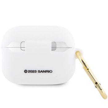 Hello Kitty HKAP23DKHSH Airpods Pro 2(2022/2023) cover biały/white Silicone 3D Kitty Head