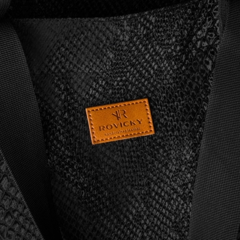 Torba na ramię torebka damska zakupowa shopper na zakupy z paskiem Rovicky