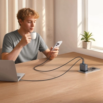 MCDODO SZYBKA ŁADOWARKA SIECIOWA ZASILACZ KOSTKA 3X USB-C USB-A GAN 100W