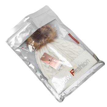 Czapka PTN HAT-06 biała elegancka do codziennego noszenia