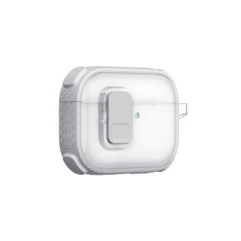 Etui AMAZINGTHING Titan Pro Mag Case Clear do AirPods Pro 3 - białe