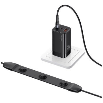 Kabel USAMS SJ759 U89 100W Fast Charging z masażerem czarny