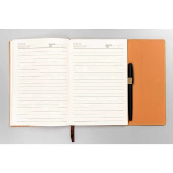 Notes A5 notatnik planer organizer z długopisem dziennik w linie na magnes