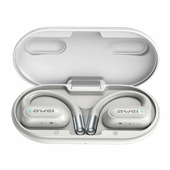 AWEI słuchawki Bluetooth 5.4 OWS T93+ stacja dokująca białe/white