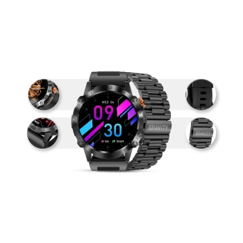 Smartwatch Gravity do codziennego noszenia i treningów