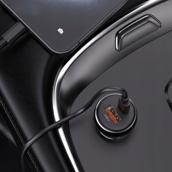 PALPRO SZYBKA ŁADOWARKA SAMOCHODOWA DO TELEFONU LAPTOPA 2X USB-C USB-A 60W