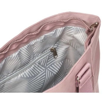 Nylonowy, pojemny shopper damski - Peterson