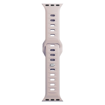 38/40/41/42 mm Latte (small) - 3mk Silicone Watch Strap for Apple