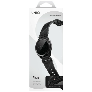 Pasek UNIQ Fluo x Smart-Fit do Garmin    26mm czarny