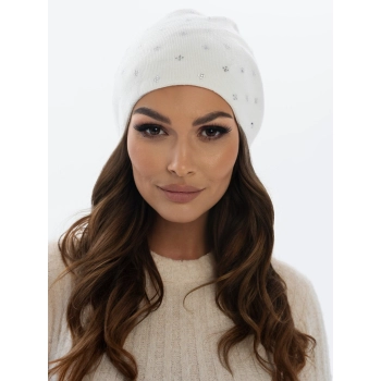 PETERSON ciepła czapka beanie damska z kryształkami