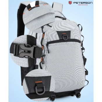 Plecak turystyczny sportowy pojemny na laptopa ergonomiczny Peterson