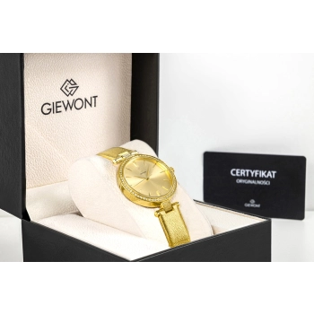 Zegarek Damski Giewont Sapphire Złoty GW9890-A3