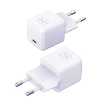 Accessories - 3mk Hyper Charger PD 25W+USB Cable C to C White
