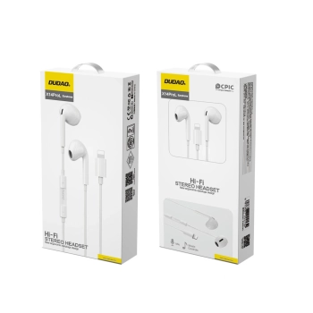 Słuchawki douszne Dudao X14PROL-W1 Lightning - białe
