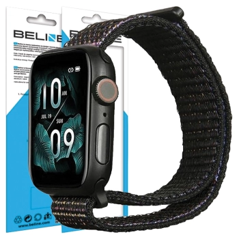 Beline pasek Apple Watch Nylon38/40/41mm czarny /black