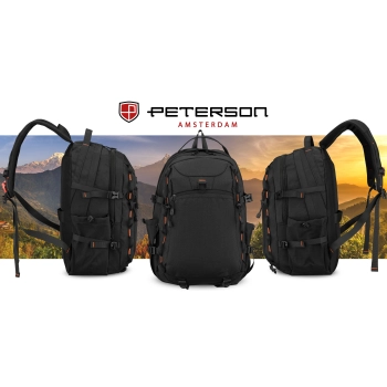 Plecak turystyczny Peterson sportowy pojemny ergonomiczny na laptopa