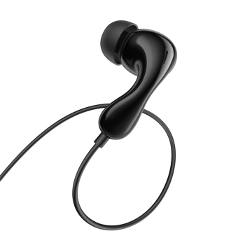 Słuchawki Baseus Encok CZ20 dokanałowe przewodowe USB-C - czarne