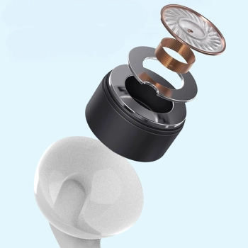 Słuchawki dokanałowe Dudao X3 przewodowe minijack 3,5mm - białe