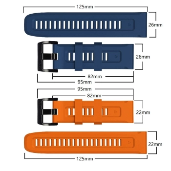 TECH-PROTECT ICONBAND GARMIN FENIX 5X / 3HR / 5X PLUS / 6X / 6X PRO / 7X / 8 (51 MM) BLACK