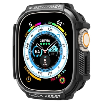 SPIGEN RUGGED ARMOR APPLE WATCH ULTRA 1 / 2 (49 MM) MATTE BLACK