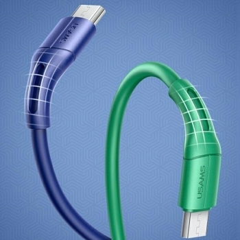USAMS Kabel U68 microUSB 2A Fast Charge1m biały/white SJ502USB02 (US-SJ502)