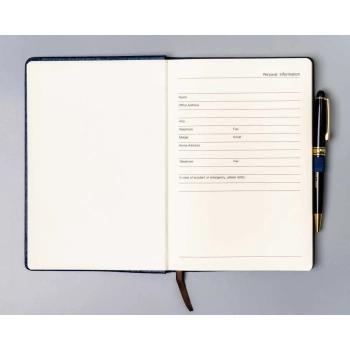 Notes notatnik planer Peterson A5 w kropki zeszyt z gumką organizer