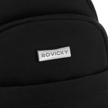 Saszetka na ramię Rovicky męska czarna lekka sportowa torba na telefon portfel sling bag