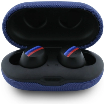 Słuchawki Bluetooth TWS BMW M Metal Logo ENC niebieski