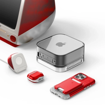 Podstawka Spigen Spigen Classic C1 do Apple Watch - czerwona