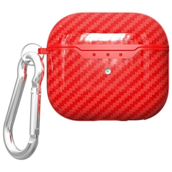 Beline AirPods Carbon Cover Air Pods 4czerwony /red