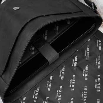 Torba skórzana męska vintage Paolo Peruzzi na ramię laptopa