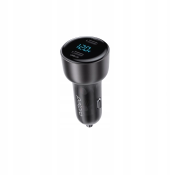 PALPRO SZYBKA ŁADOWARKA SAMOCHODOWA DO TELEFONU LAPTOPA 2X USB-C 12V 60W