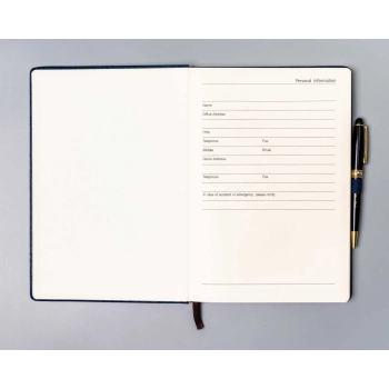 Peterson notes planer w kropki notatnik B5 z gumką zeszyt organizer