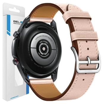 Beline pasek Watch 20mm HermesLeather różowy /pink box