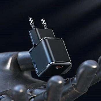 USAMS Ład. siec. 1xUSB-C T45 mini 30W(only head) PD3.0 Fast Charging czarny/black CC148TC01 (US-CC148)