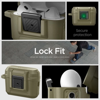 SPIGEN LOCK FIT AIRPODS PRO 1 / 2 VINTAGE KHAKI