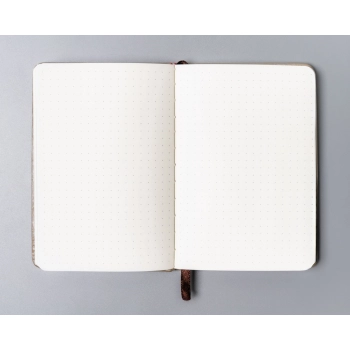 Notes notatnik planer A6 mały twarda oprawa w kropki journal Peterson