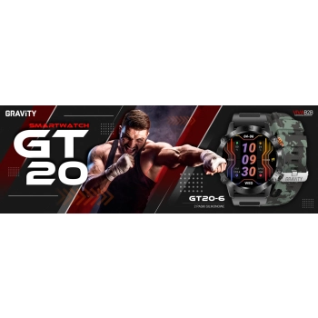 Smartwatch Gravity elegancki zegarek do noszenia